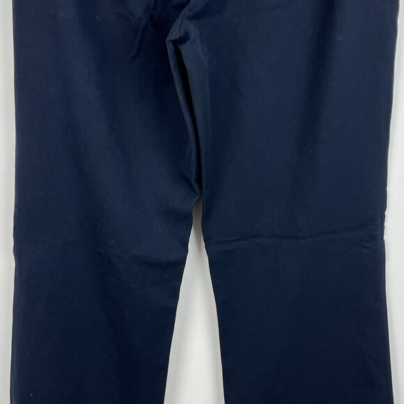 Coupe Collection Chino Pants Size 8 Blue Wide Leg Waist 32in Inseam 32in Rise 9i - Picture 8 of 9